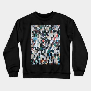 Minimal Abstract Collage of Rectangles. Crewneck Sweatshirt